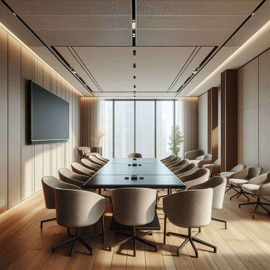 客户集中到访影响写字楼办公视频会议隔音后异地协作组该怎样安排后续验证